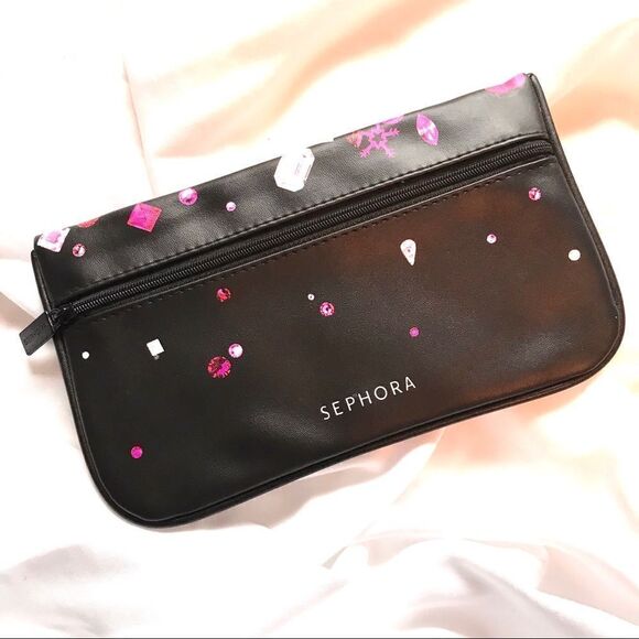 Sephora Makeup Bag Travel Zipper Brand New - Picture 2 of 4